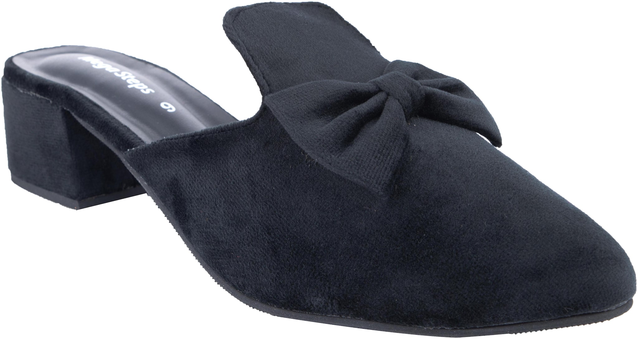 

Mega Steps Women Black Heeled Sandals