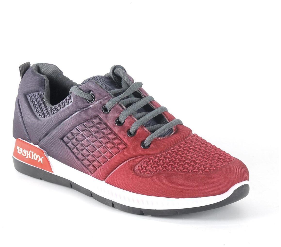 

Enso Casual Shoes for Men - Red and Grey