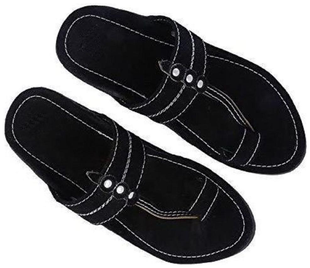 

RYAG Men Black Outdoor Slippers
