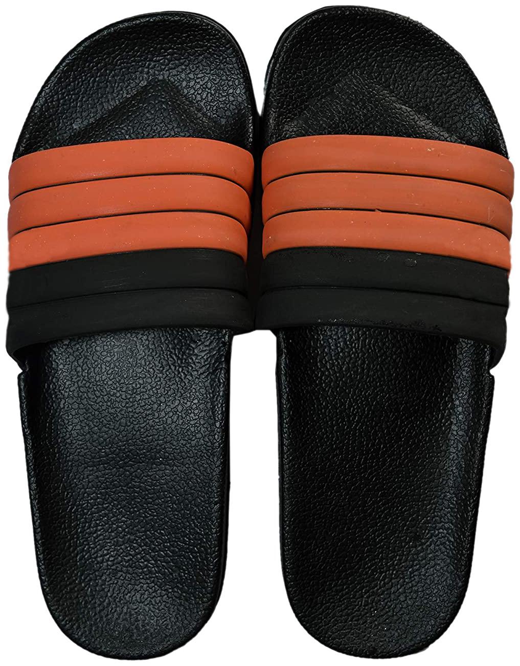 

SIM STYLE Men Black Sliders - 1 Pair