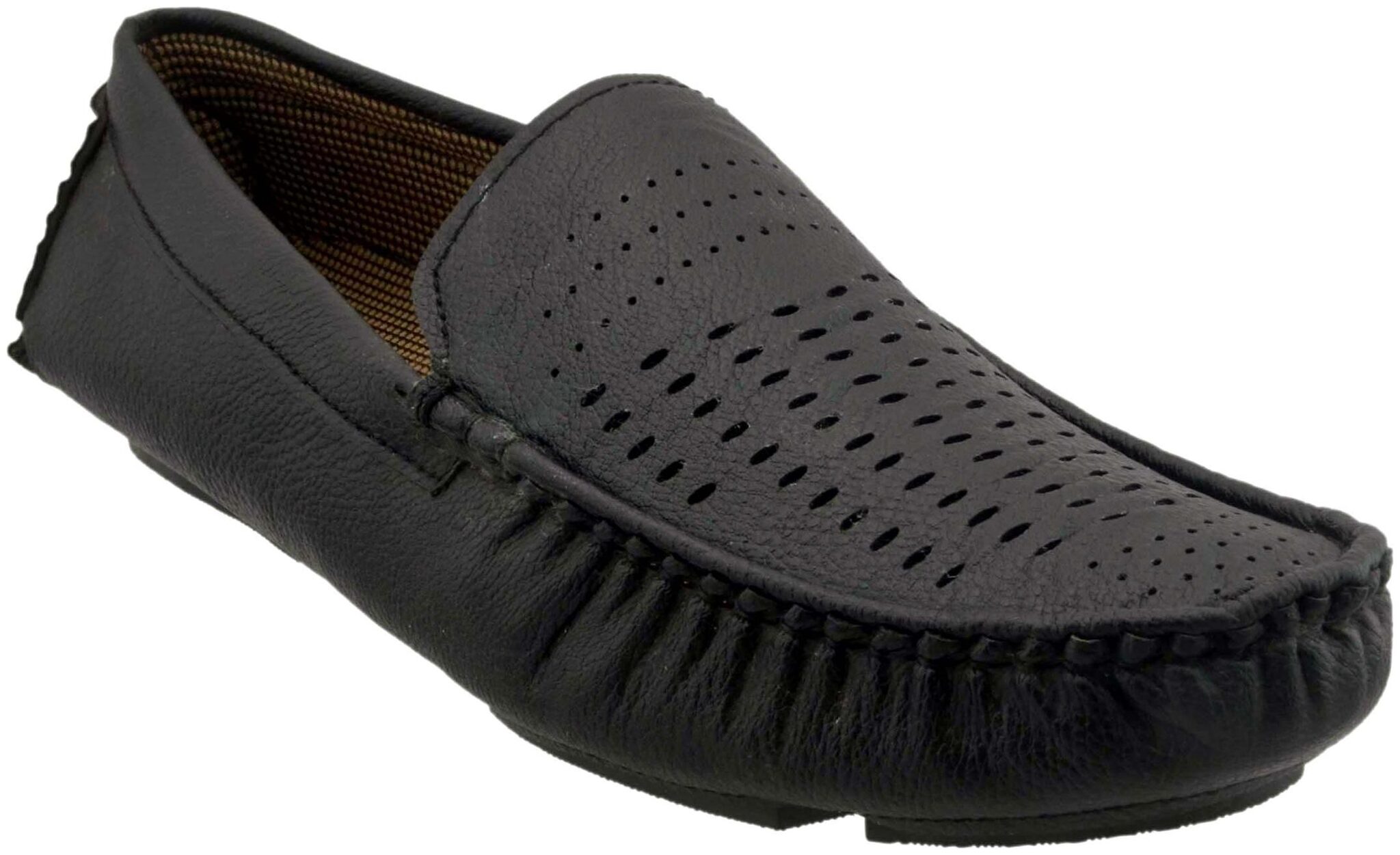 

MENDLY Men Black Loafers - MDLY BLK 0068