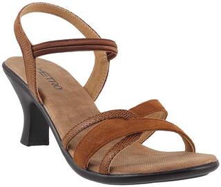 METRO Sandals For Women ( Tan ) 1 Pair