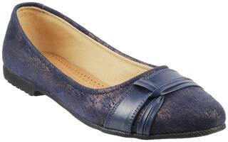 METRO Round Toe Bellies For Women ( Blue )