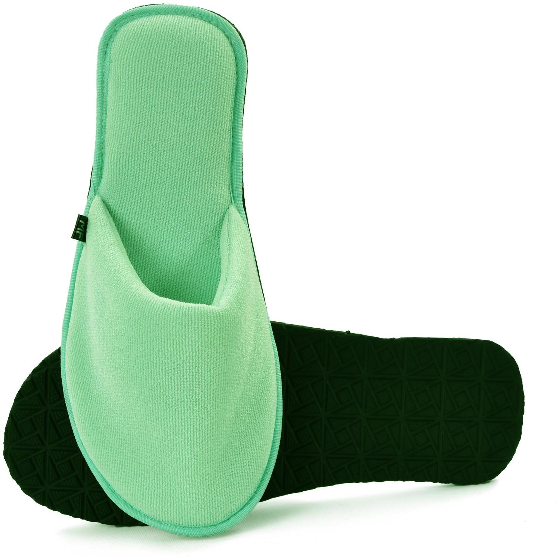 

mf home footwear Green Slippers For Women