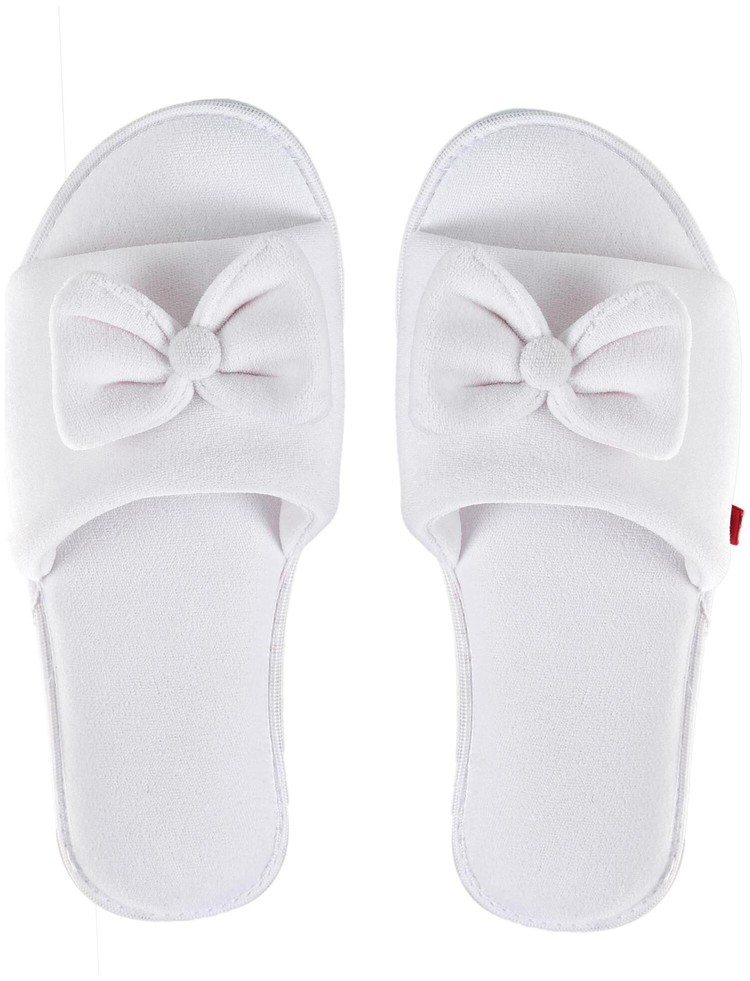 

mf home footwear Women White Open Toe Flats