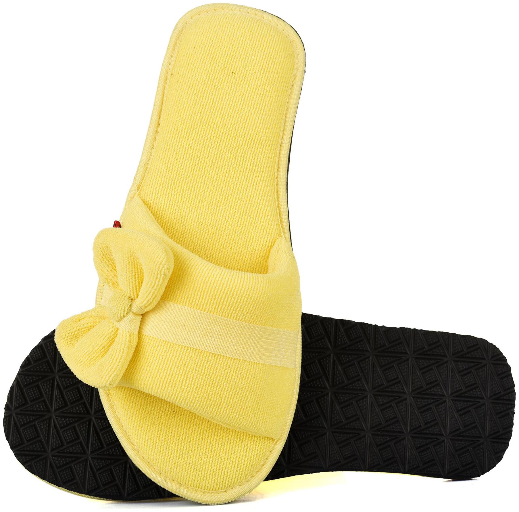

mf home footwear Women Yellow Open Toe Flats