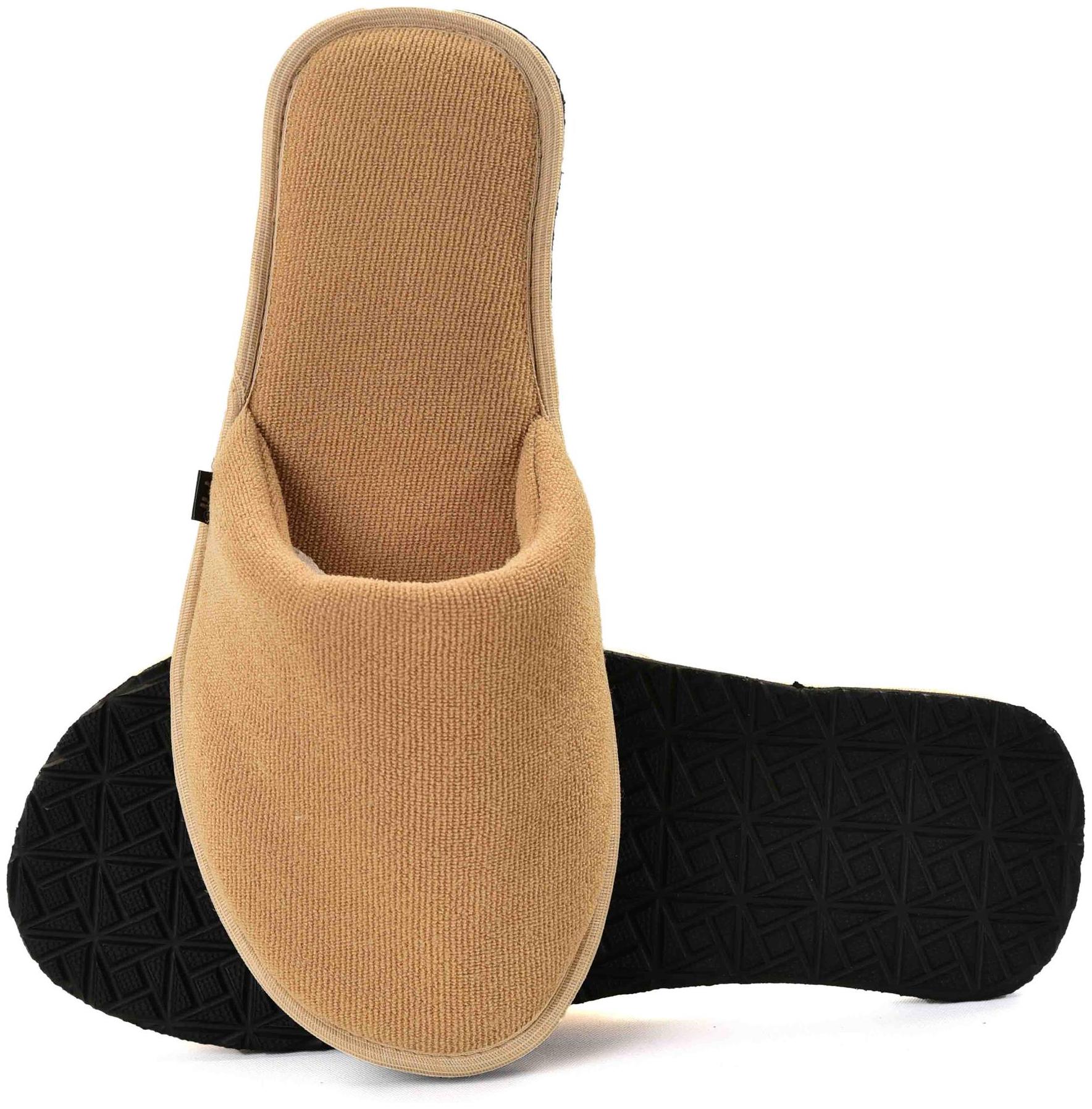 

mf home footwear Beige Slippers For Women