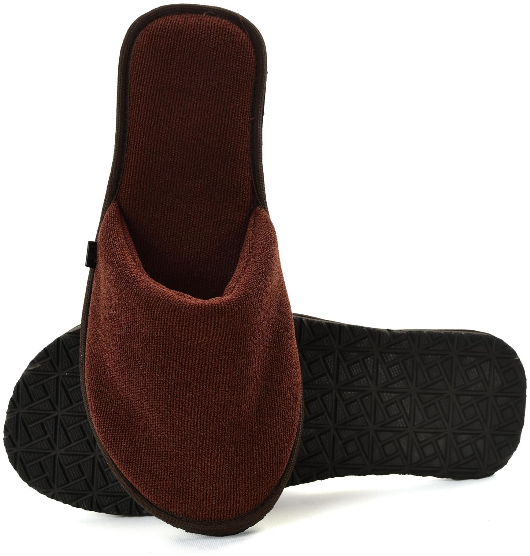 

mf home footwear Brown Slippers For Women