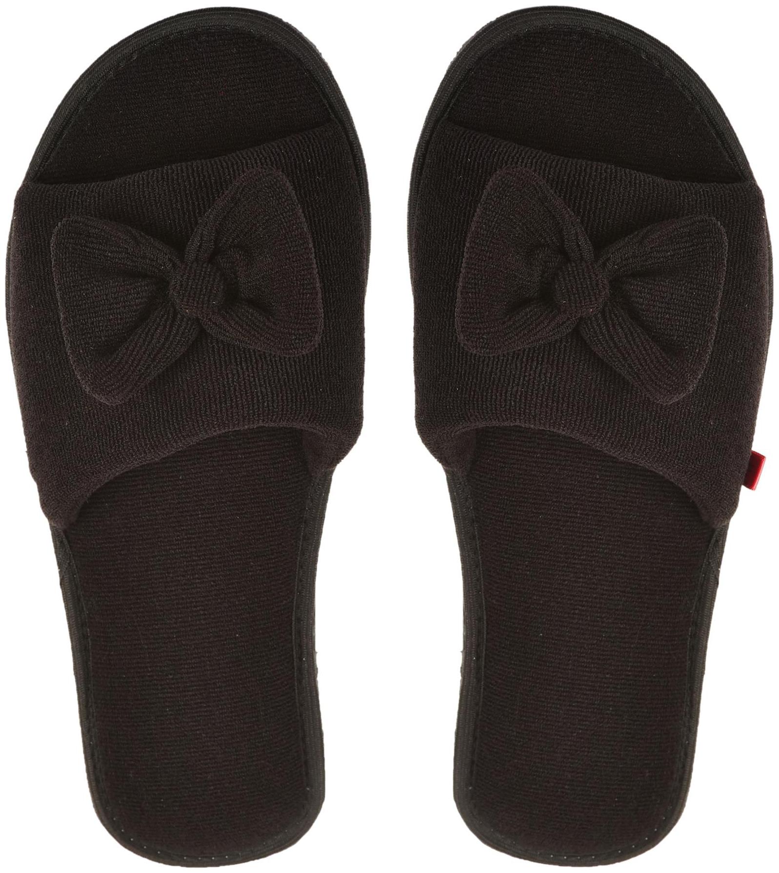 

mf home footwear Women Black Open Toe Flats