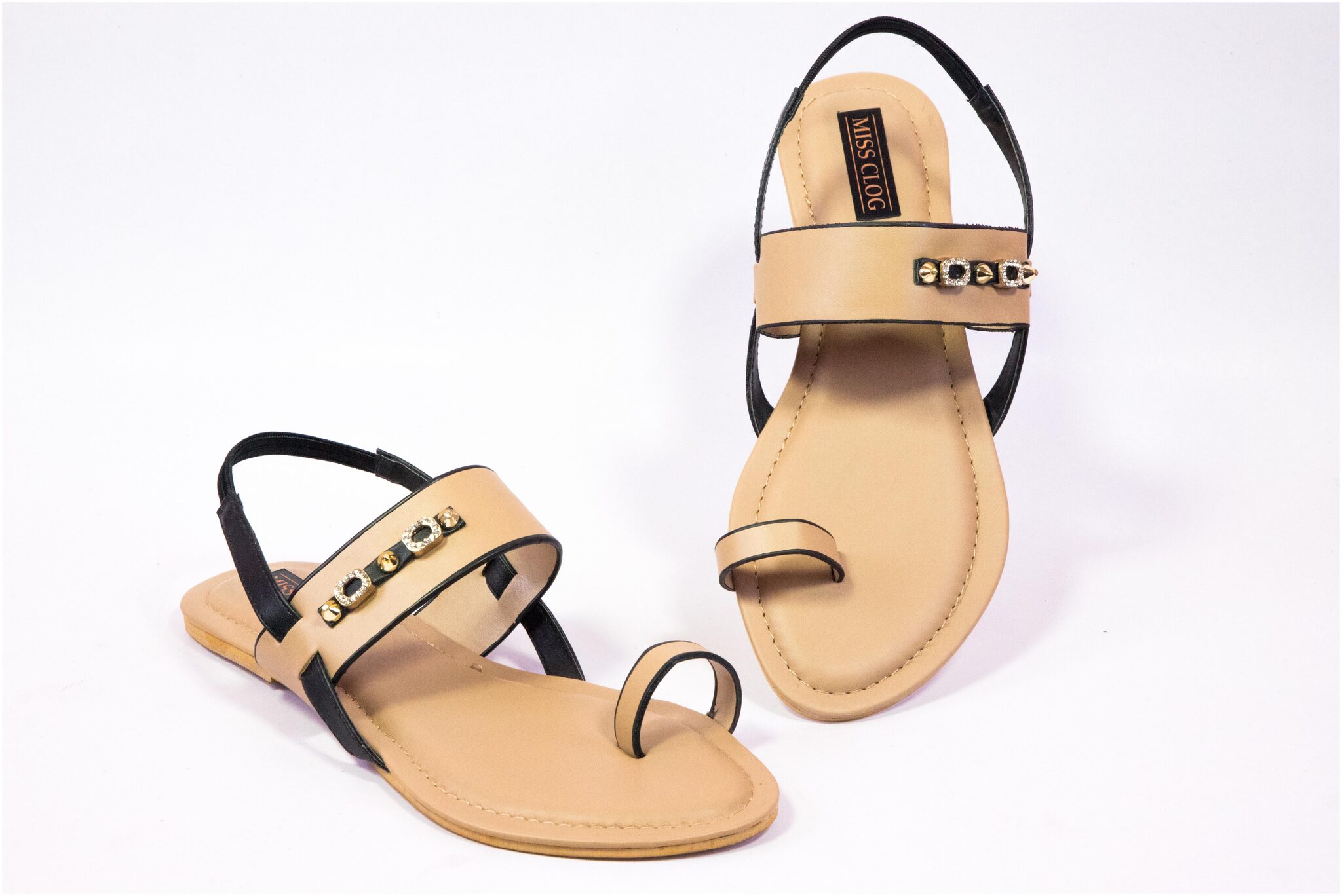 

MISS CLOG Women Beige Sandals