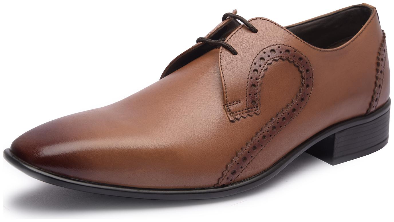 

MISSALI 1932 Men Tan Derby Formal Shoes - DERBY