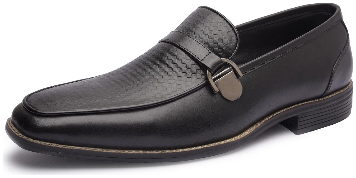 

MISSALI 1932 Men Black Loafers - SLIP ON