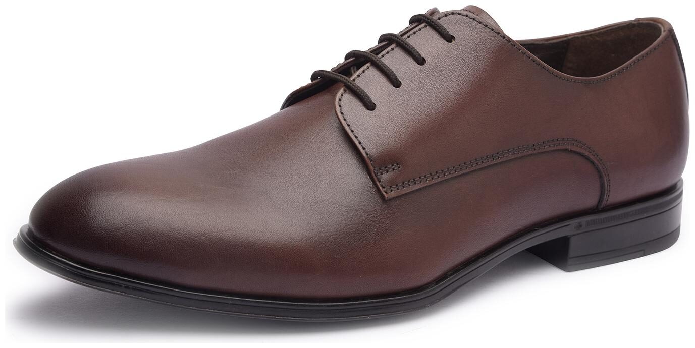 

MISSALI 1932 Men Brown Derby Formal Shoes - PLAIN DERBY