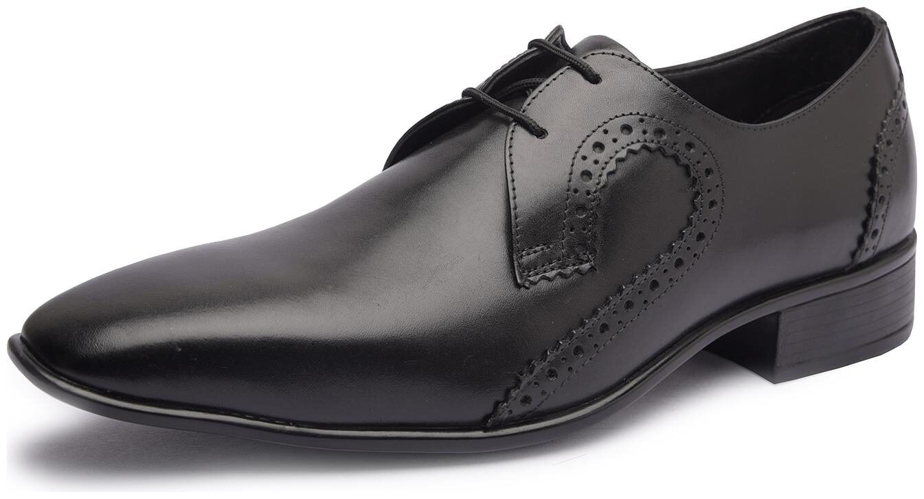 

MISSALI 1932 Men Black Derby Formal Shoes - DERBY