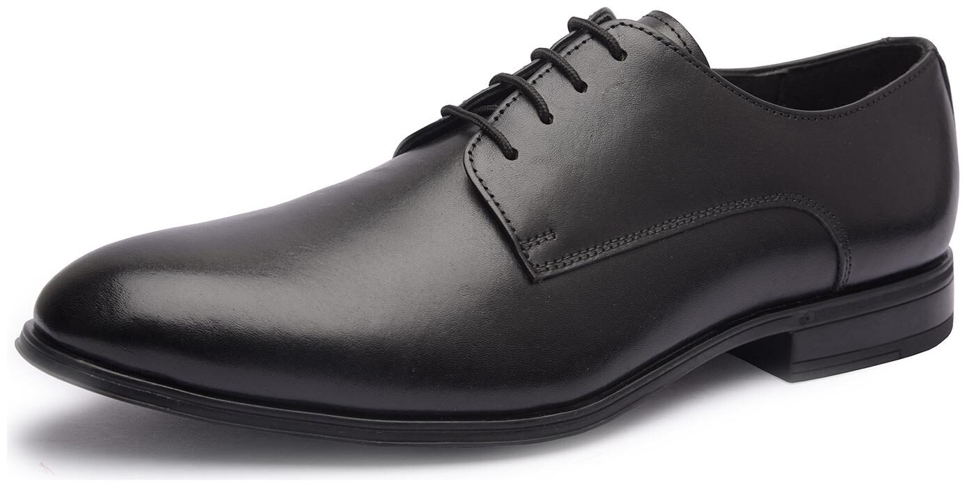 

MISSALI 1932 Men Black Derby Formal Shoes - PLAIN DERBY