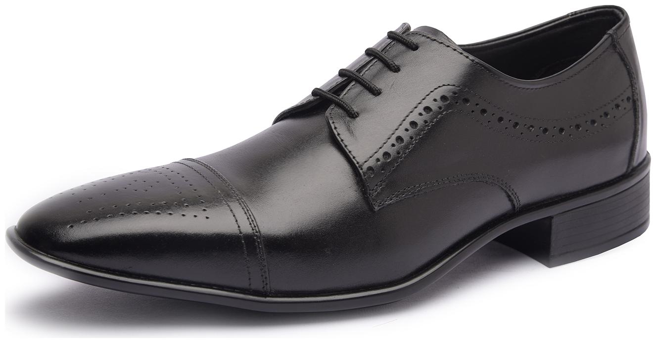

MISSALI 1932 Men Black Derby Formal Shoes - DERBY