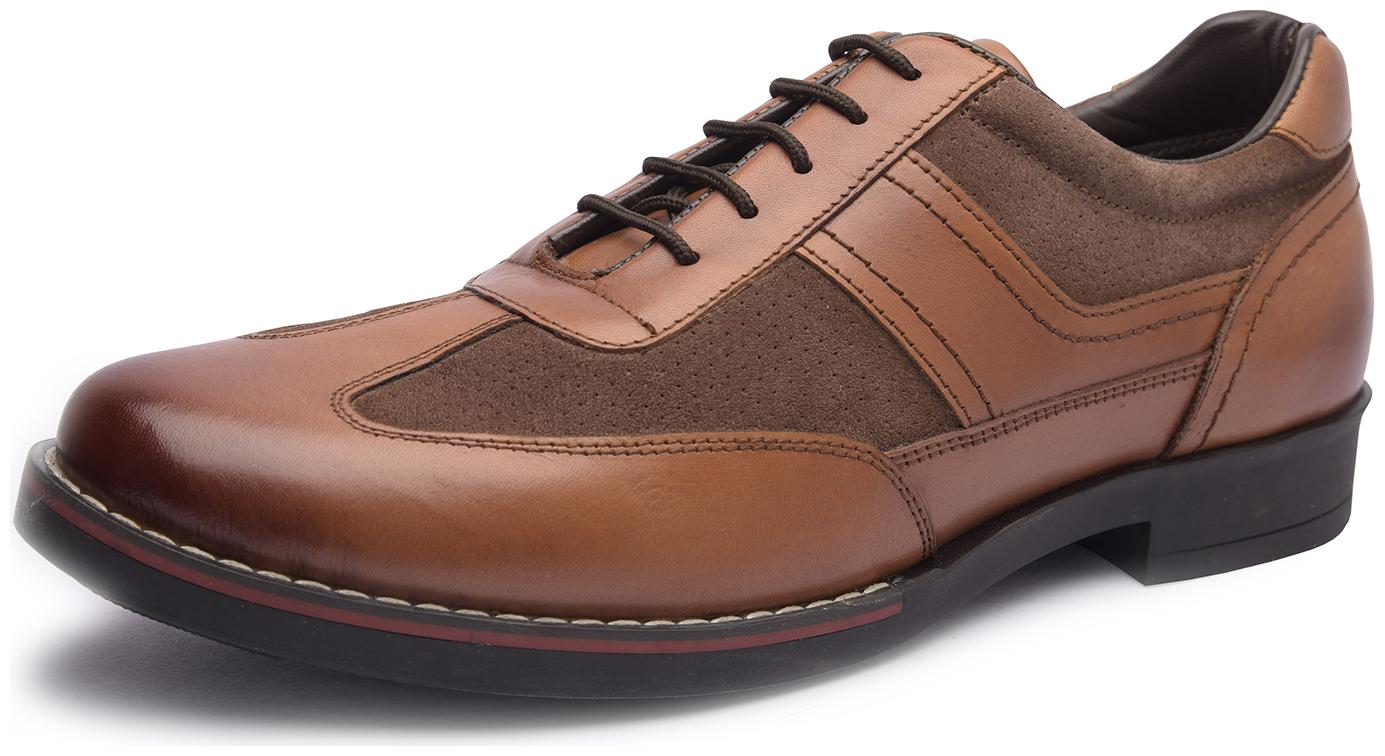 

MISSALI 1932 Men Tan Derby Formal Shoes - CASUAL