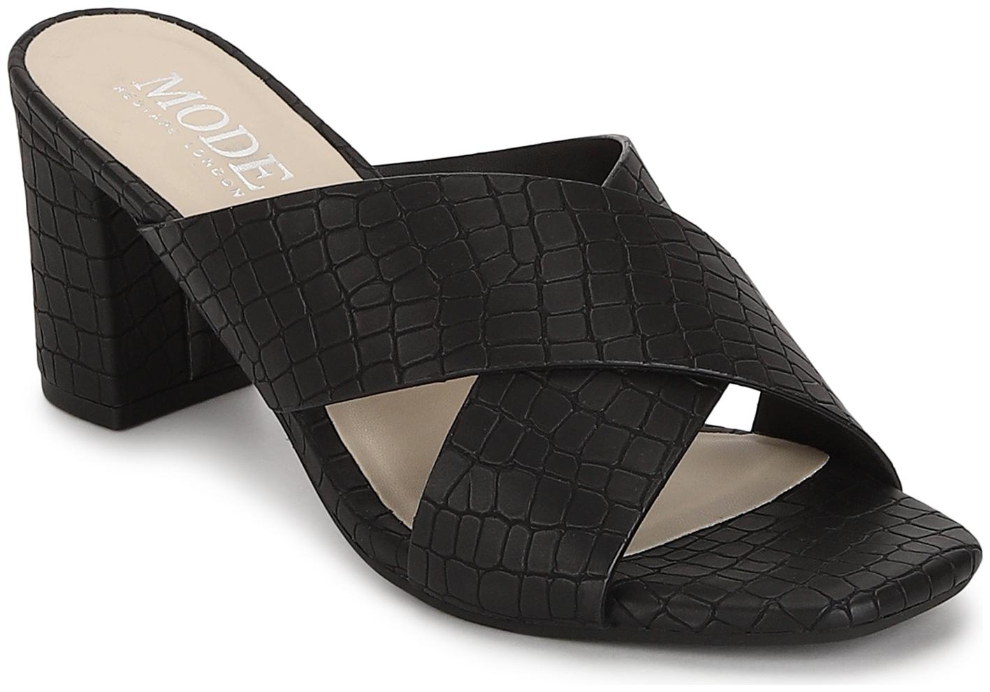 

Mode by Red Tape Women Black Mules