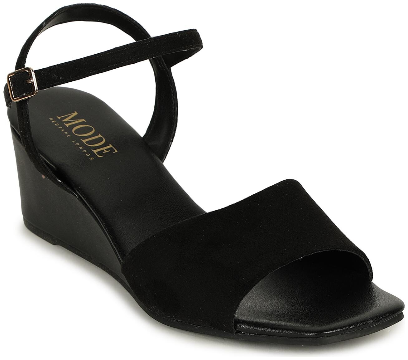 

Mode by Red Tape Women Black Wedges