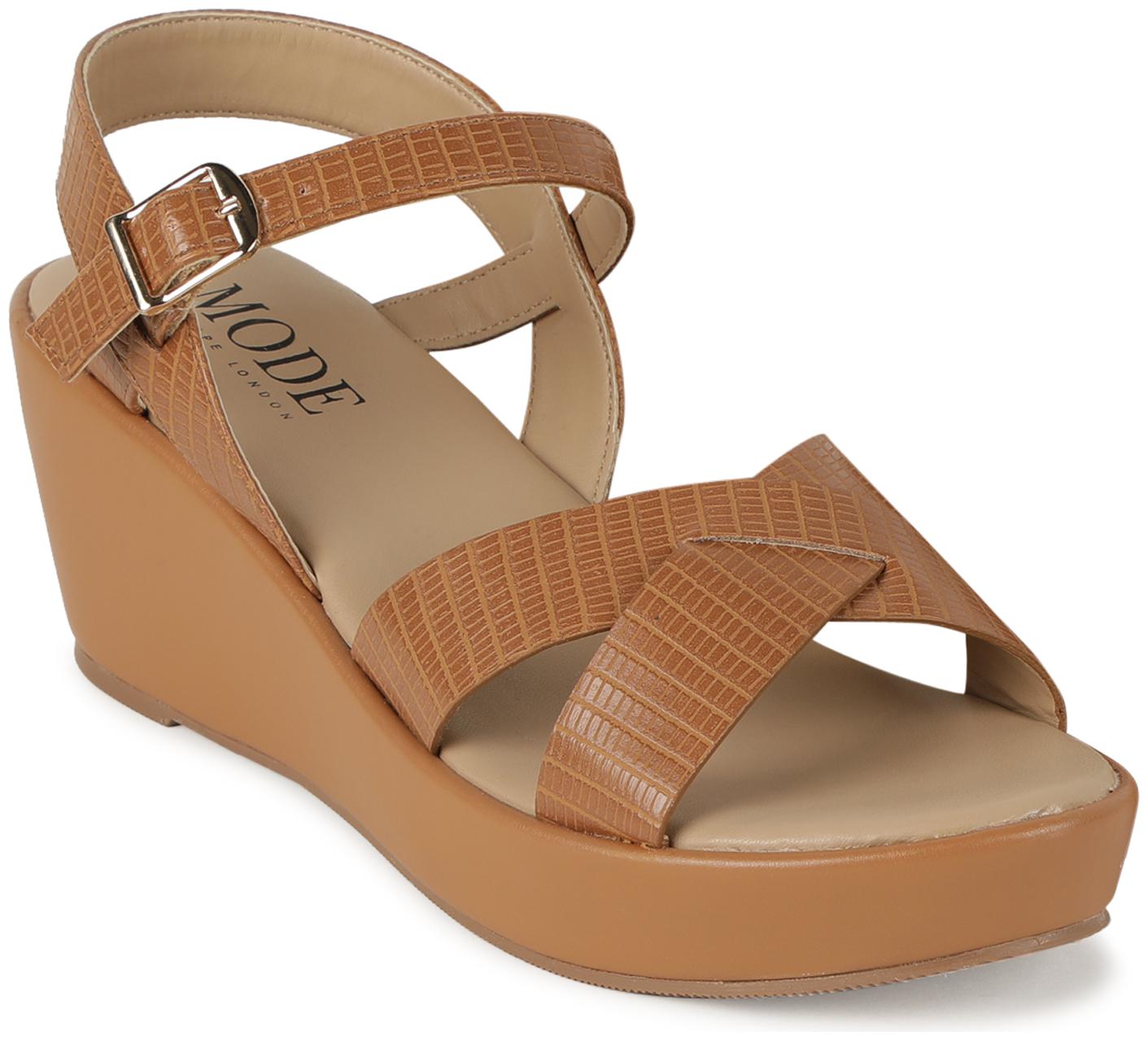 

Mode by Red Tape Women Tan Wedges