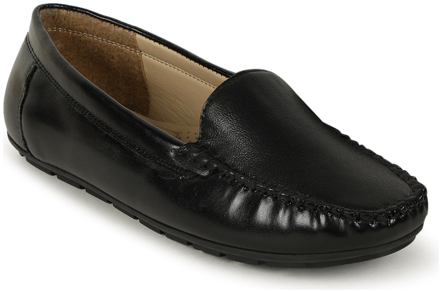 

Mode by Red Tape Women Black Loafers