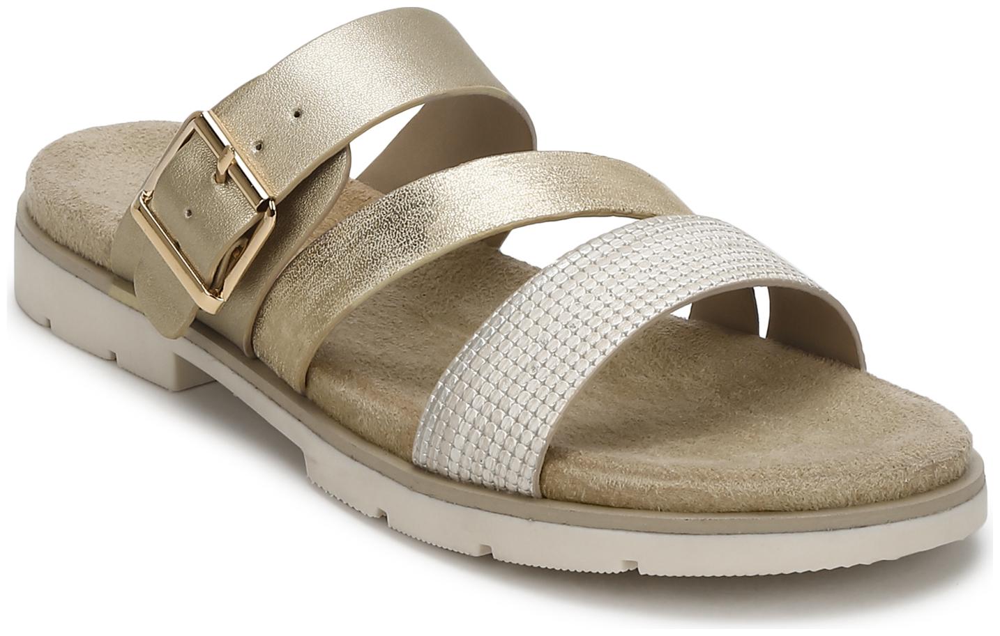

Mode by Red Tape Women Gold Sandals