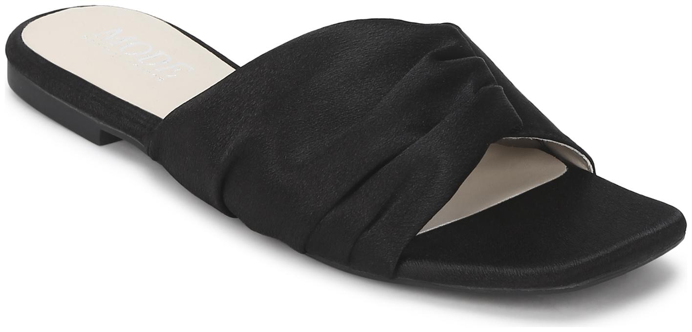 

Mode by Red Tape Women Black Open Toe Flats