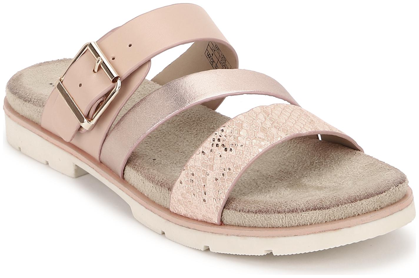 

Mode by Red Tape Women Pink Open Toe Flats