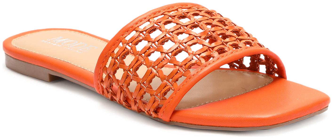 

Mode by Red Tape Women Orange Open Toe Flats