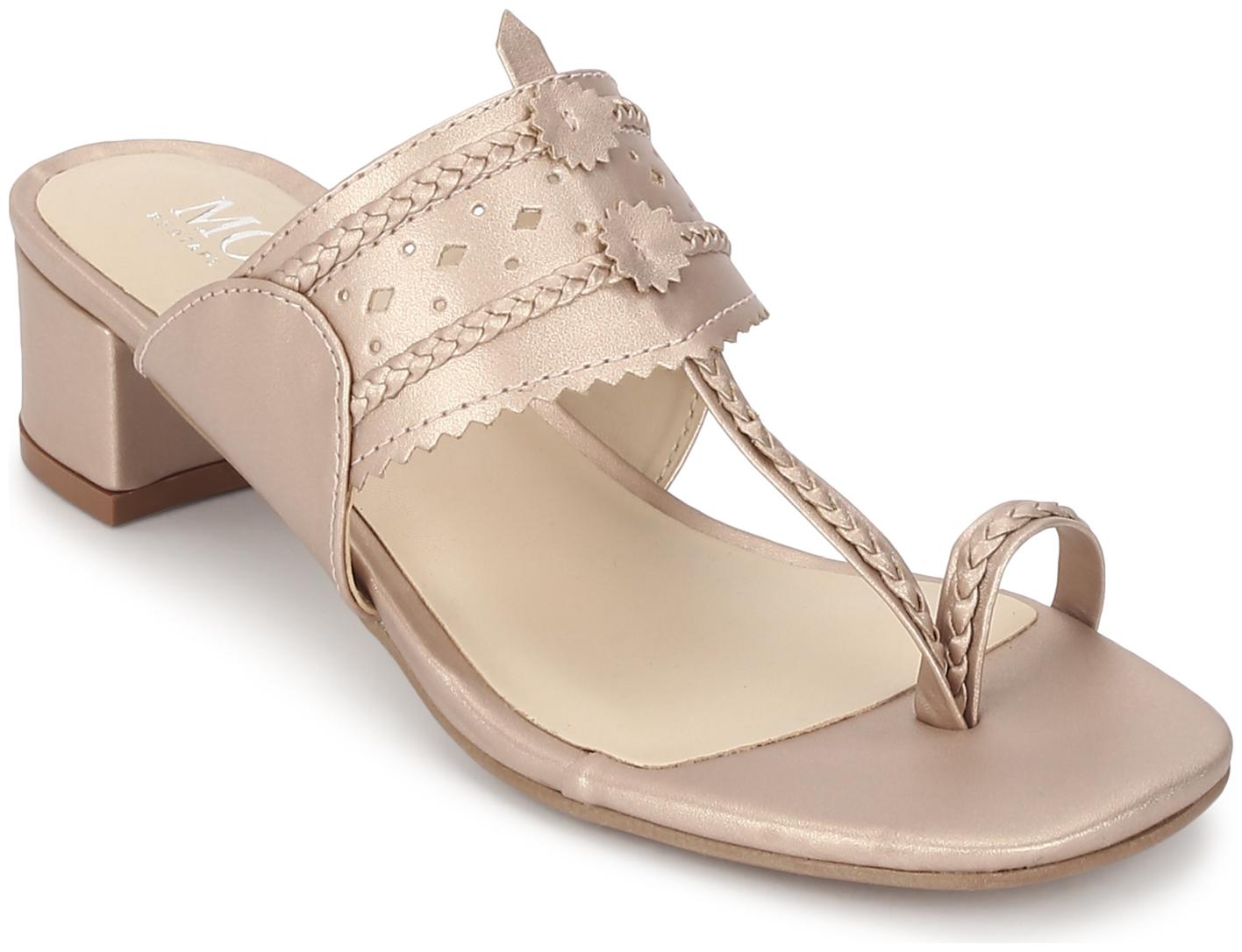 

Mode by Red Tape Women Gold Heeled Sandals