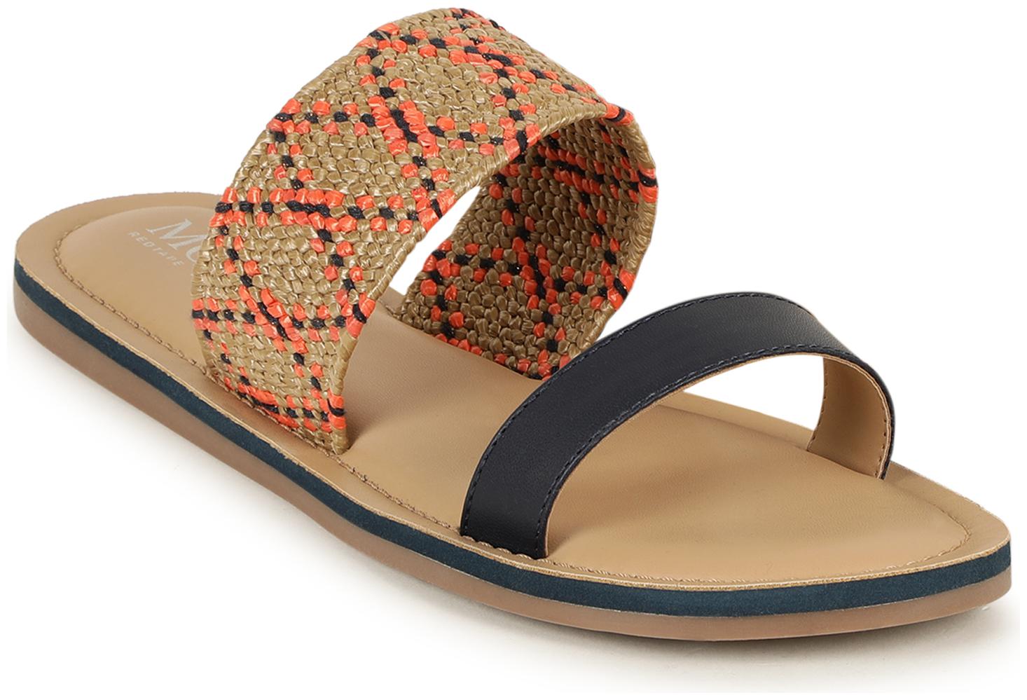 

Mode by Red Tape Women Navy Blue Open Toe Flats
