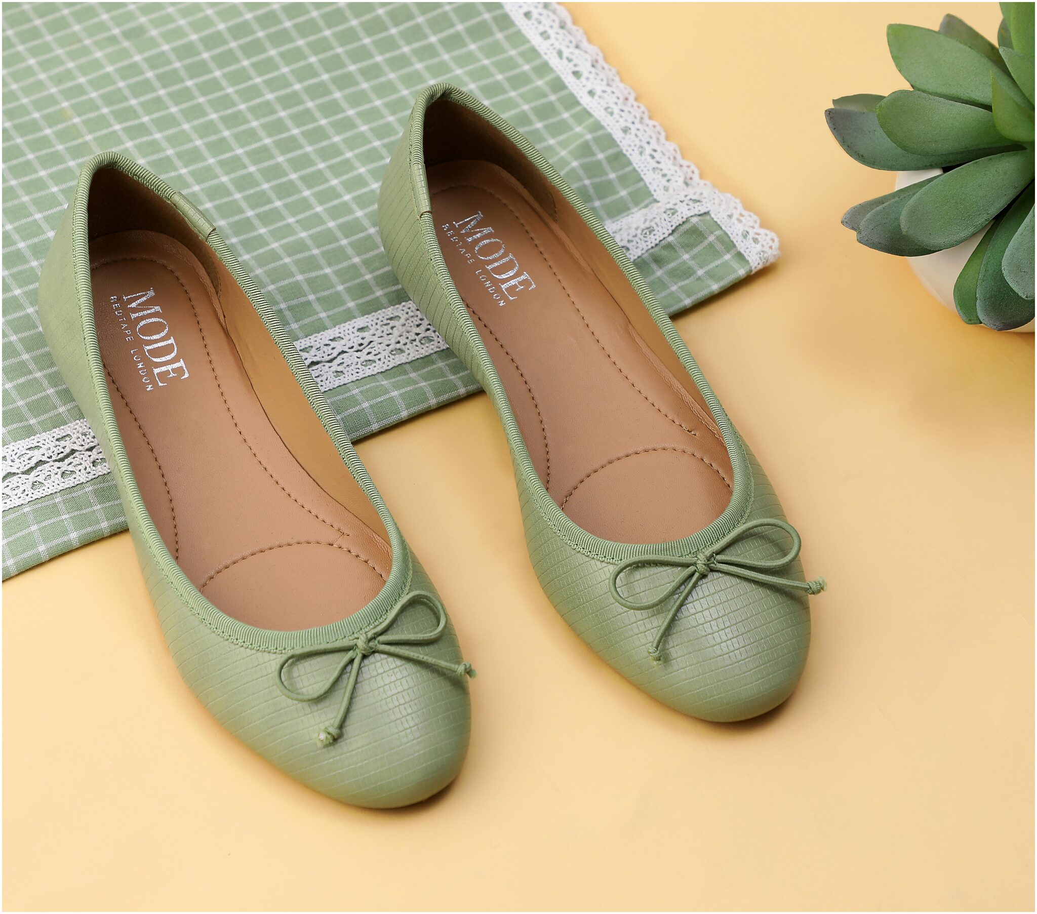 

Mode by Red Tape Women Green Bellies