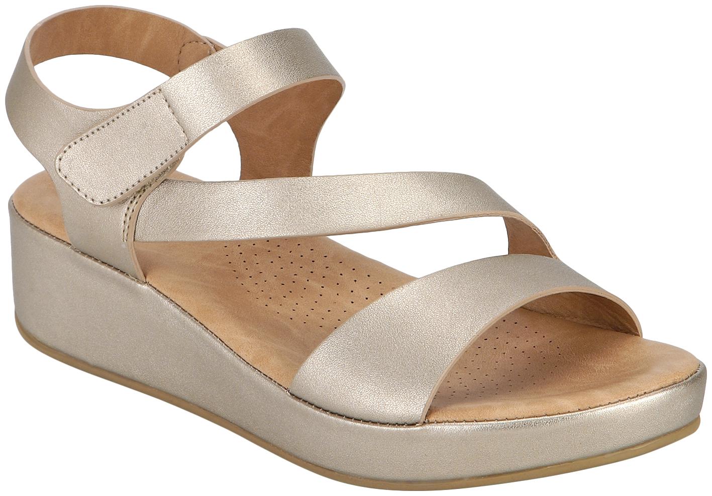 

Mode by Red Tape Women Gold Wedges