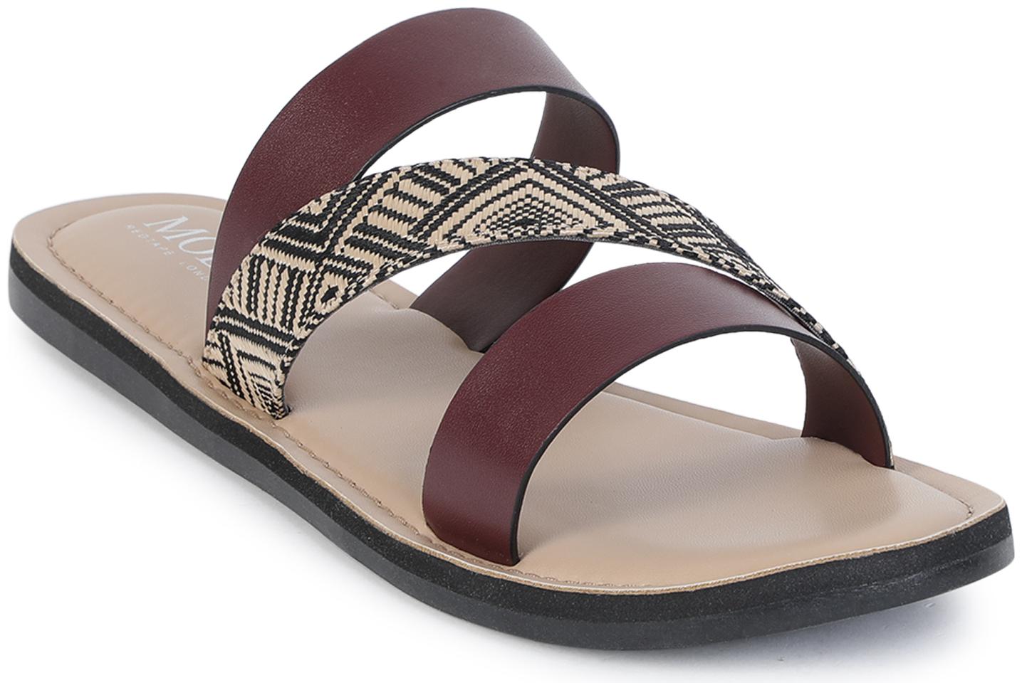 

Mode by Red Tape Women Wine Open Toe Flats