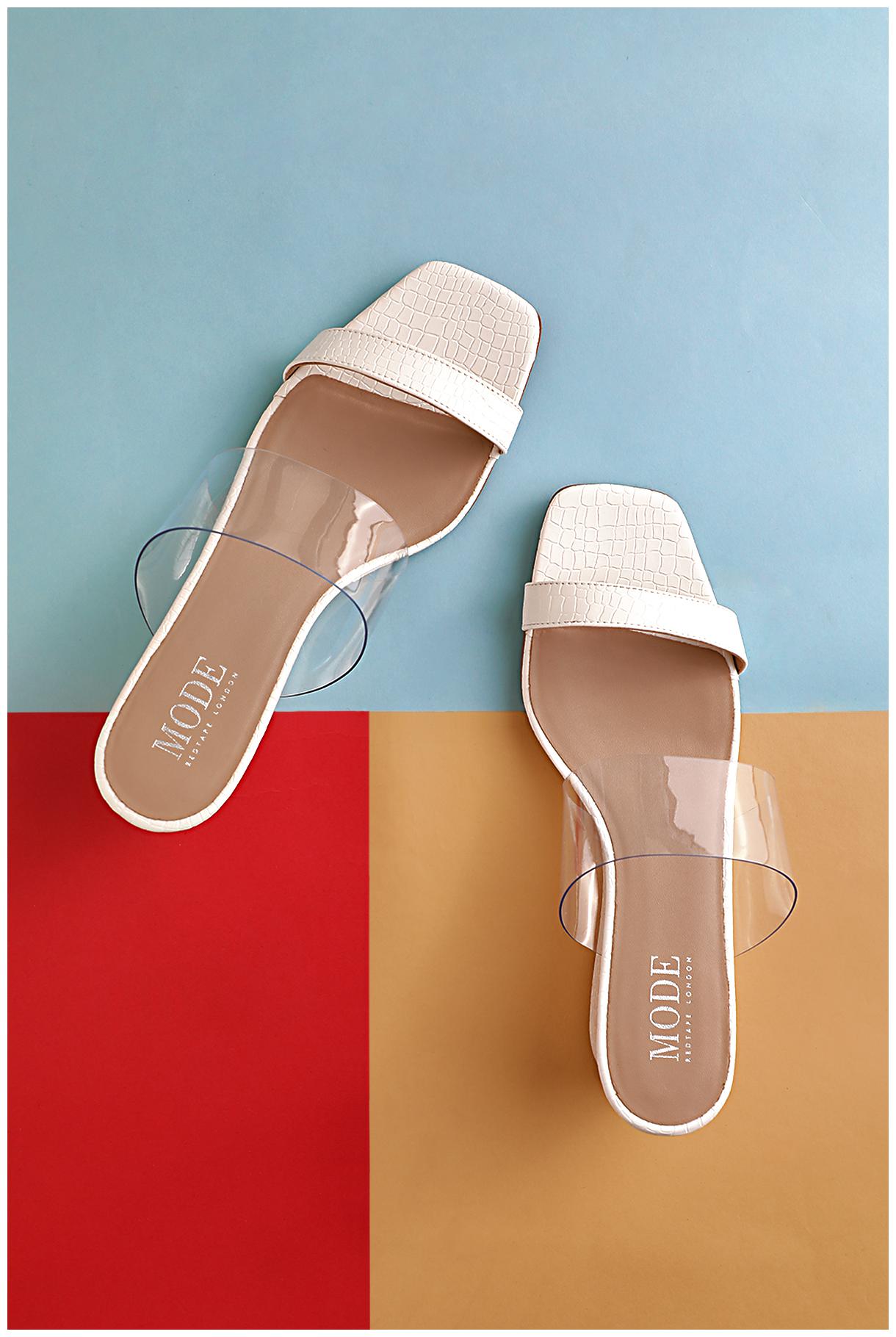 

Mode by Red Tape Women White Wedges