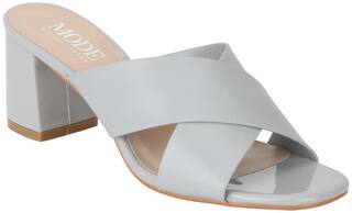 Mode By Red Tape Women Grey Heels