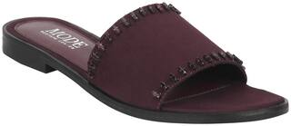 Mode by Red Tape Sandals For Women ( Maroon )