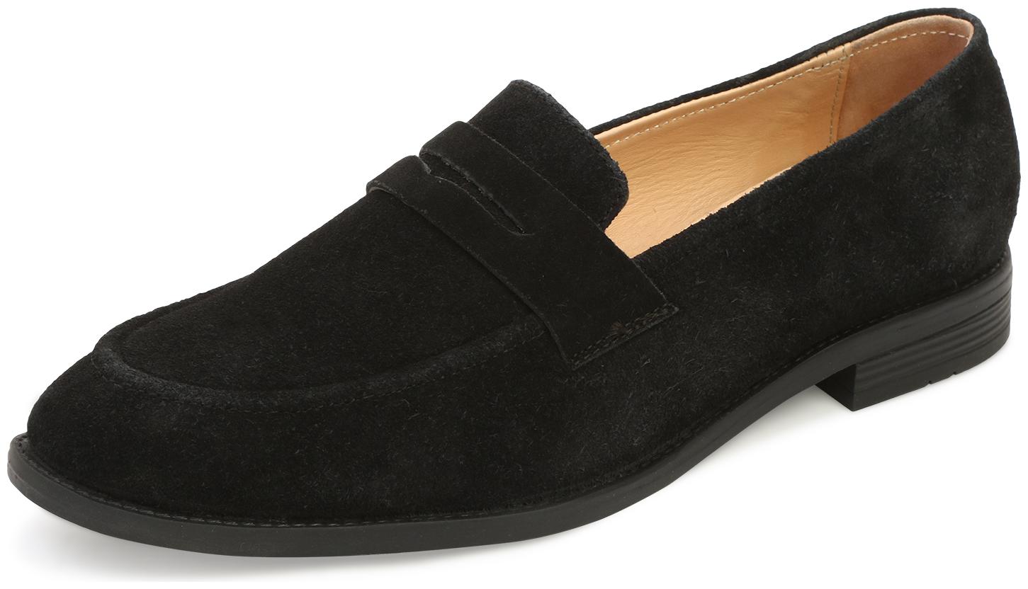 

MONKS KNIGHTS Men Black Loafers