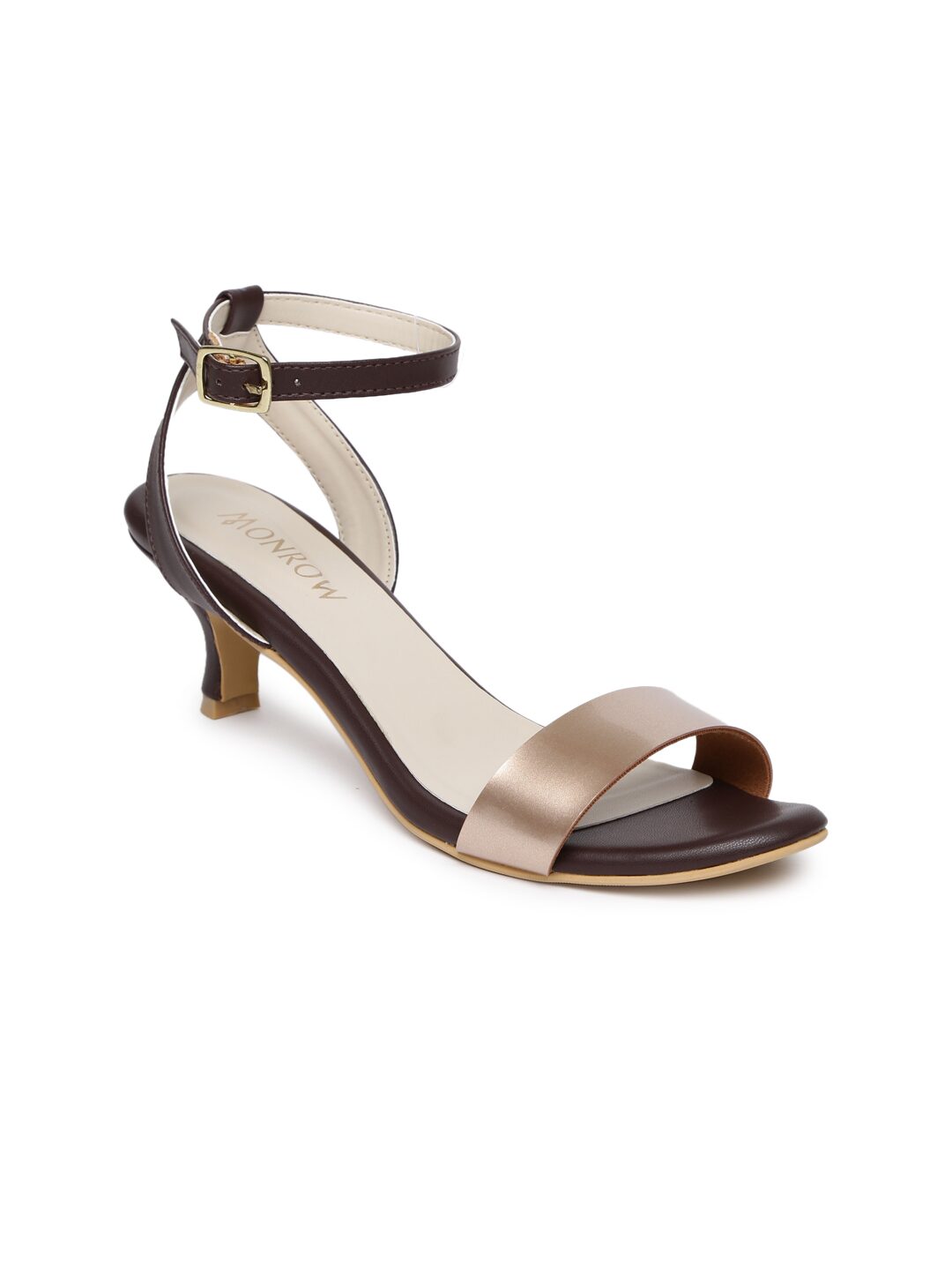 

Monrow Women Brown Heeled Sandals