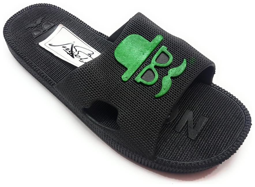 

Pampys Angel Men Black Sliders