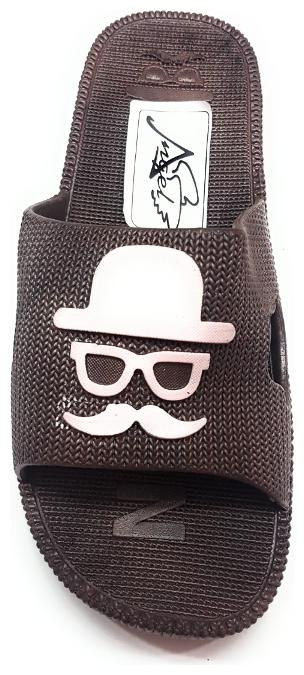 

Pampys Angel Men Brown Sliders