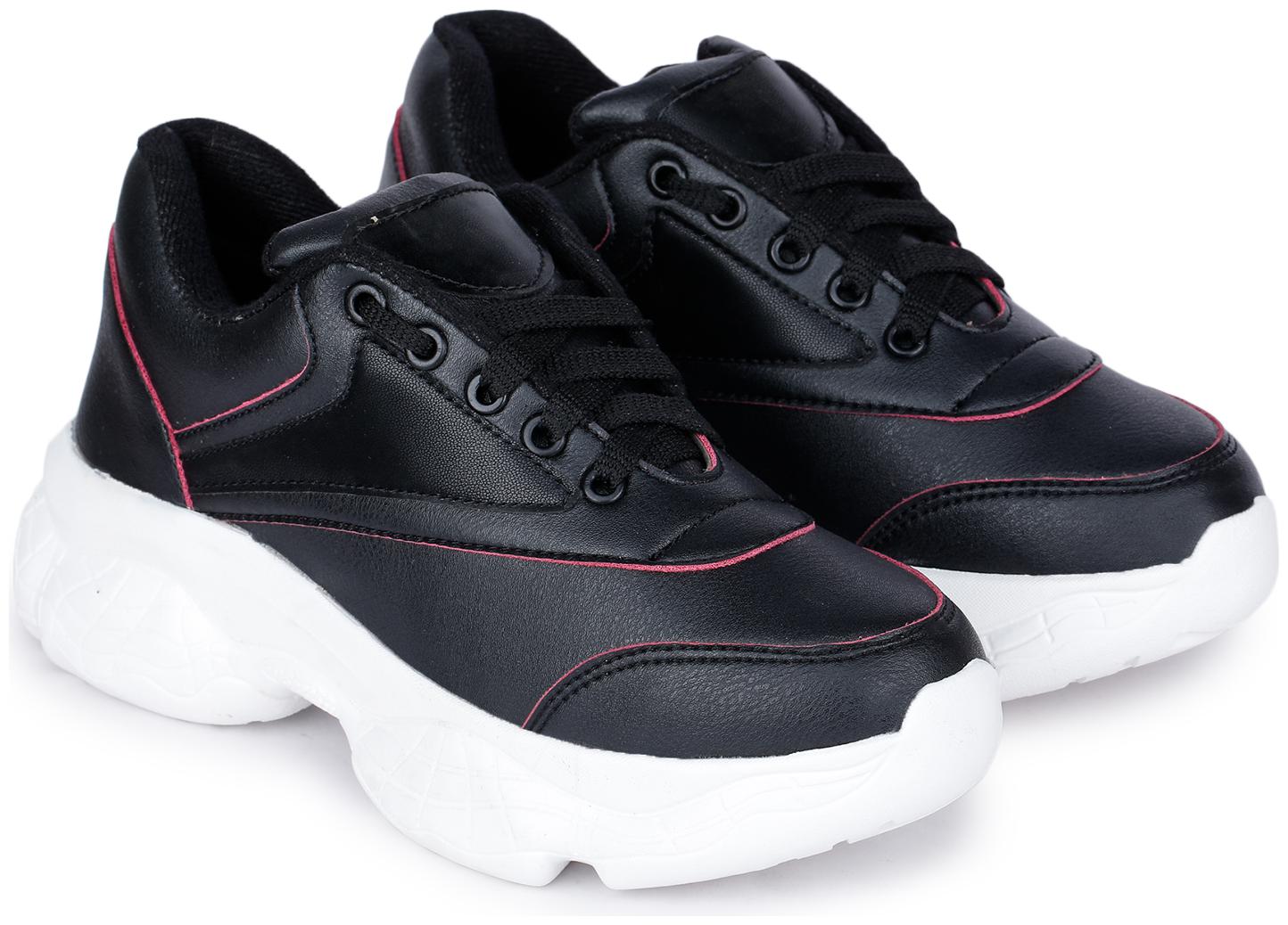

Moonwalk Women Black Sneakers
