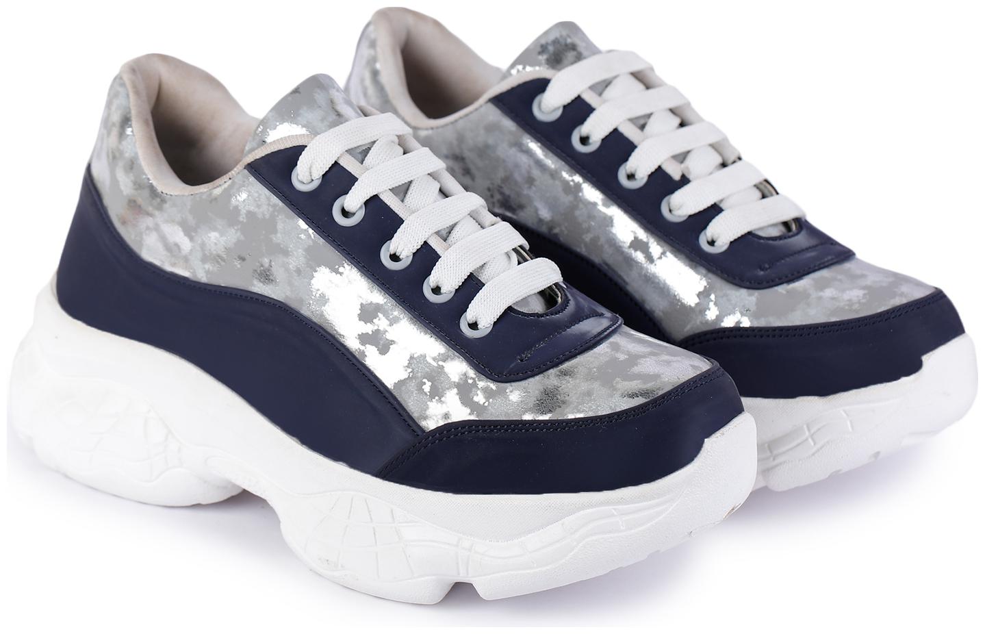 

Moonwalk Women Blue Sneakers
