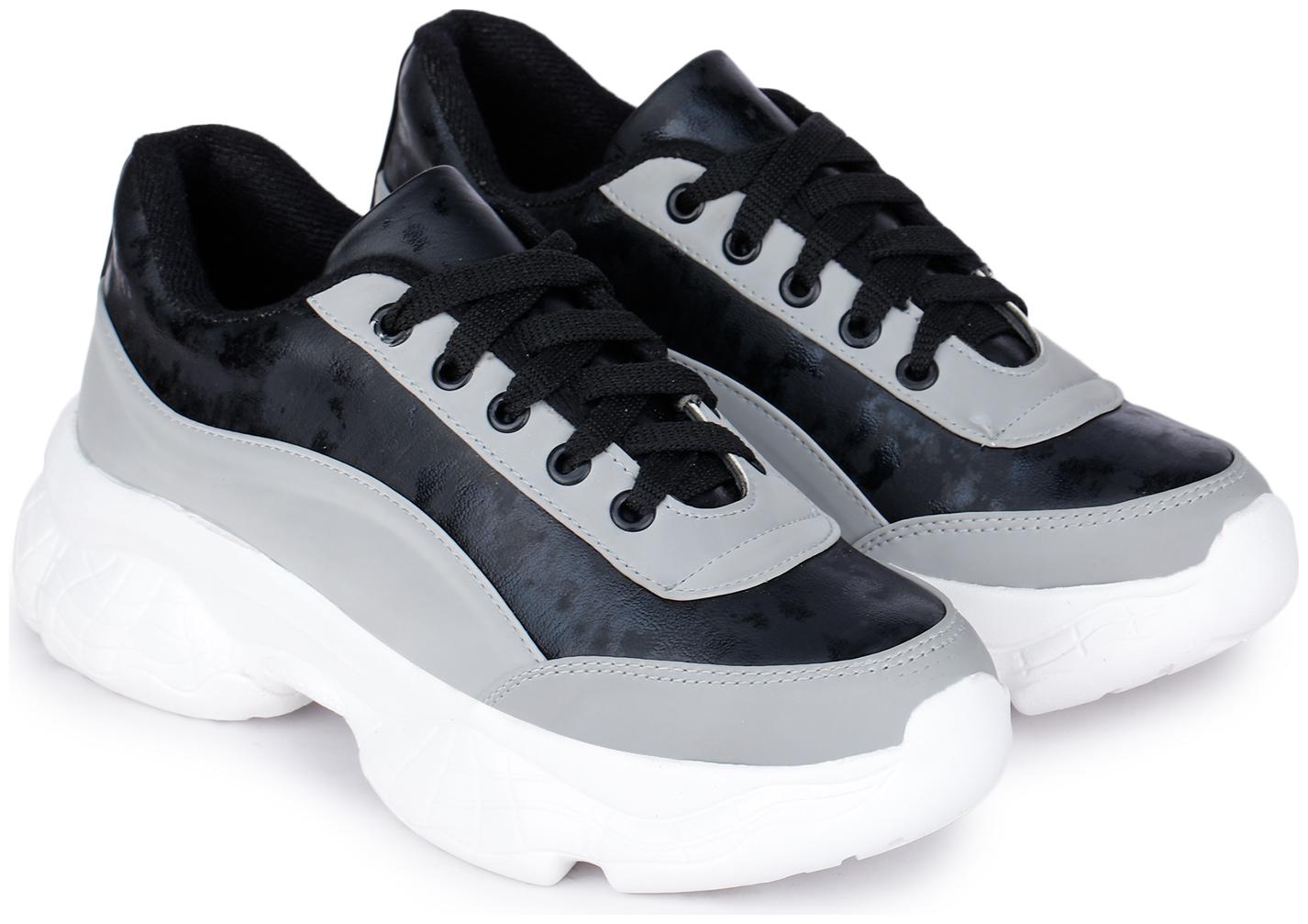 

Moonwalk Women Grey Sneakers