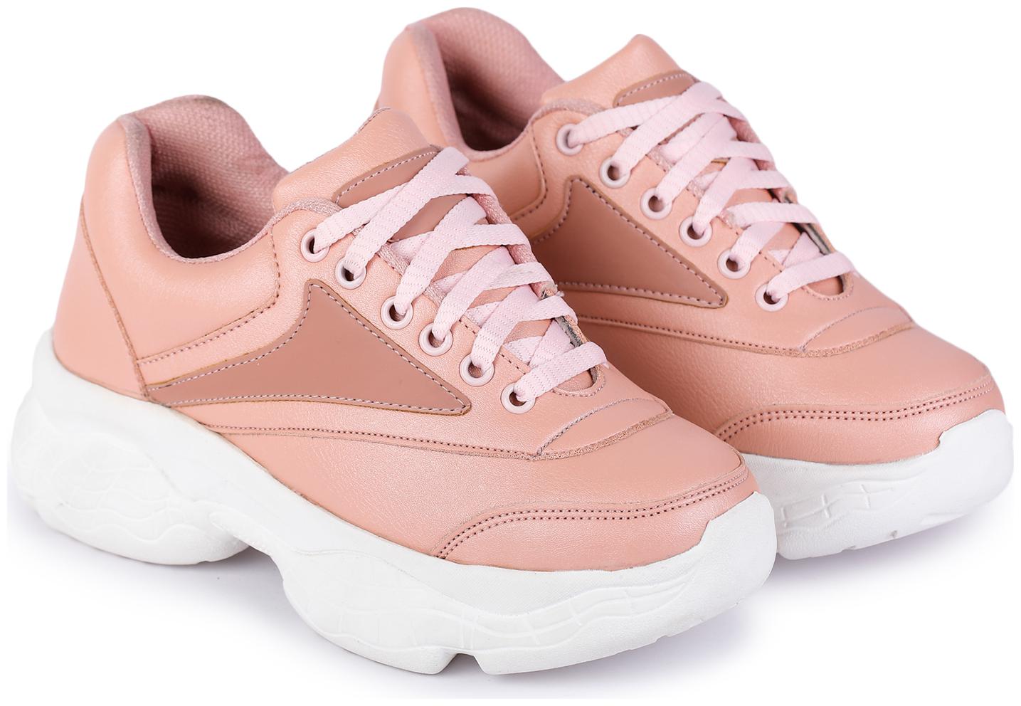 

Moonwalk Women Pink Sneakers