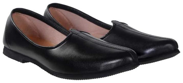 

Mou Black Jalsa Mojaris Jutti For Men