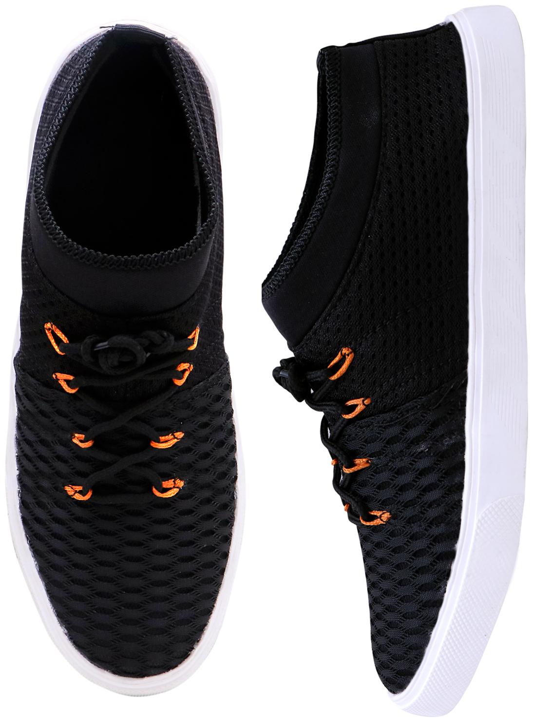

MOU Men Black Casual Shoes - SOCKS CANVAS - SPORTYCASUAL123456
