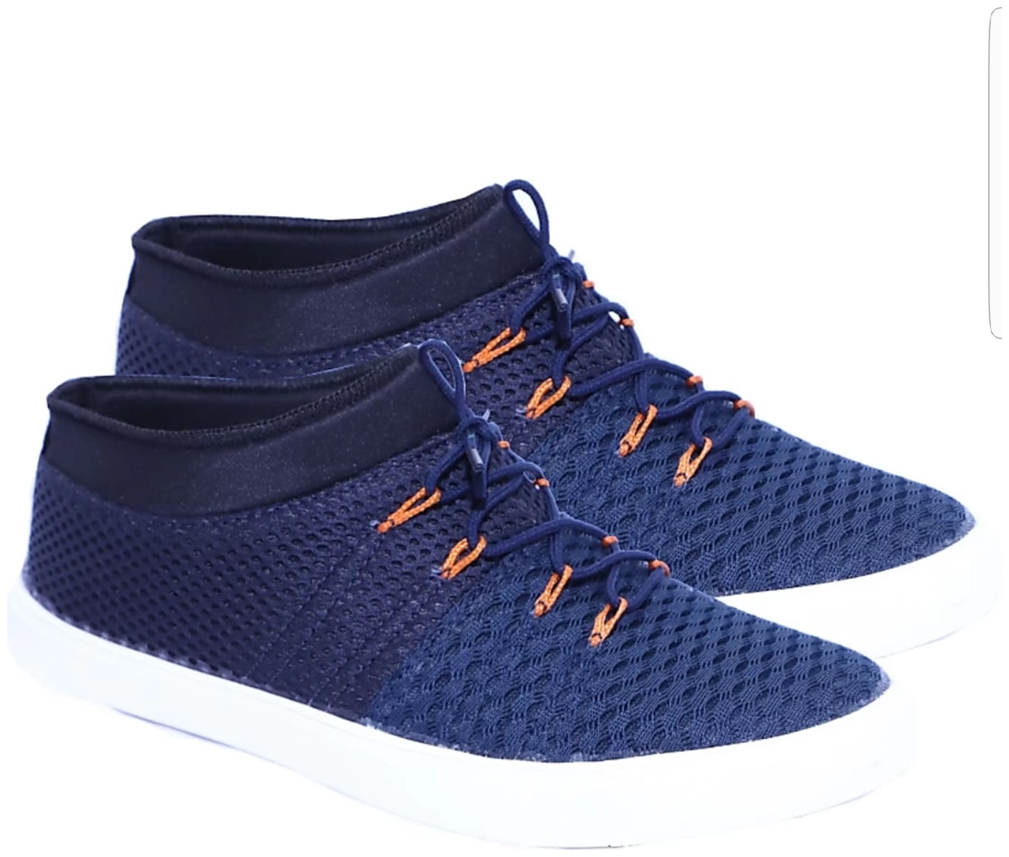 

MOU Men Navy Blue Casual Shoes - SOCKS CANVAS - SPORTYCASUAL123456