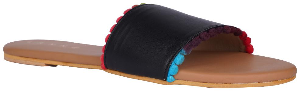 

MSC Women Black Sandals