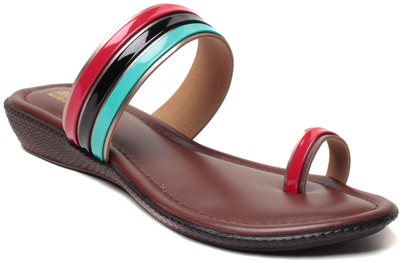 

MSC Women Red One Toe Flats